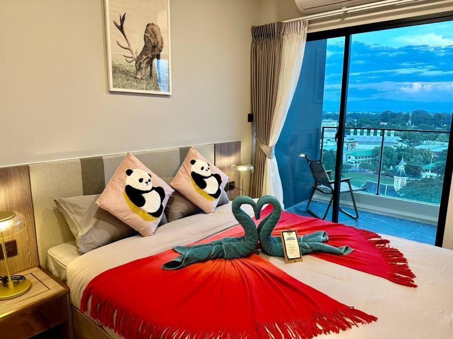 Astra Sky River High Floor,3 Bedrooms 97㎡ 山景房带浴缸 チエンマイ エクステリア 写真